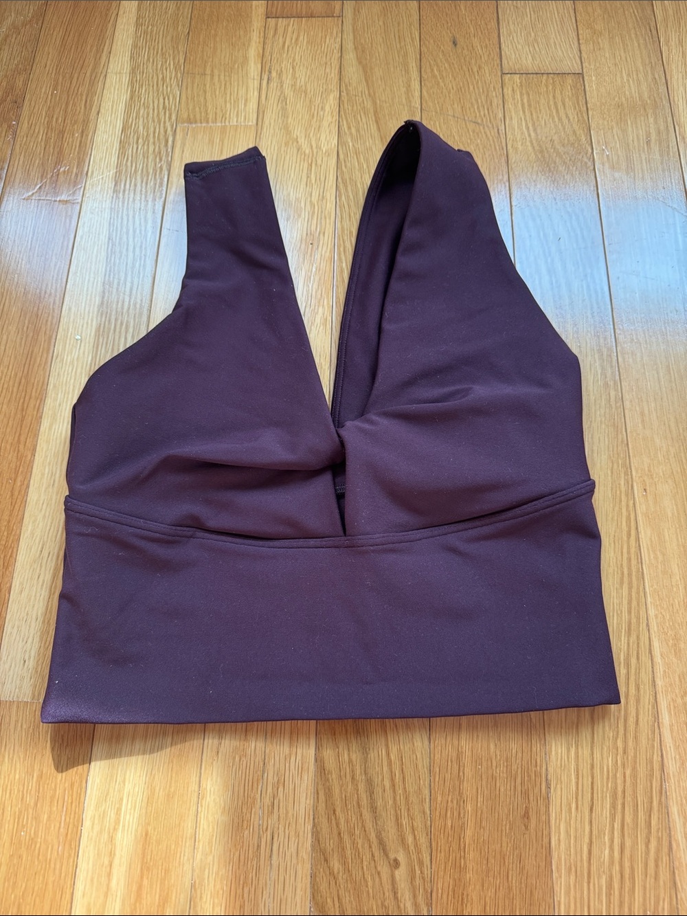 Old Navy Deep Plum One-Shoulder Tank Top